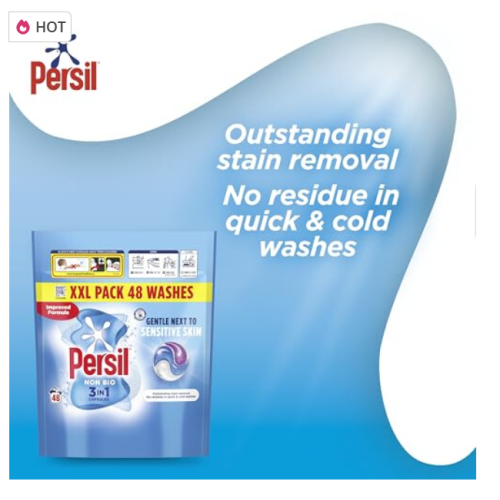 Persil Non Bio 3 in 1 Washing Capsules 48 washes 2