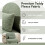 (Green, 1) YODOLLA  Extra Large Fabric Chair with Pillow 8