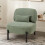 (Green, 1) YODOLLA  Extra Large Fabric Chair with Pillow 1