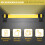 Work Light 3000LM Bright 3 Modes Magnetic Underhood Work Light Bar 5000mAh 8