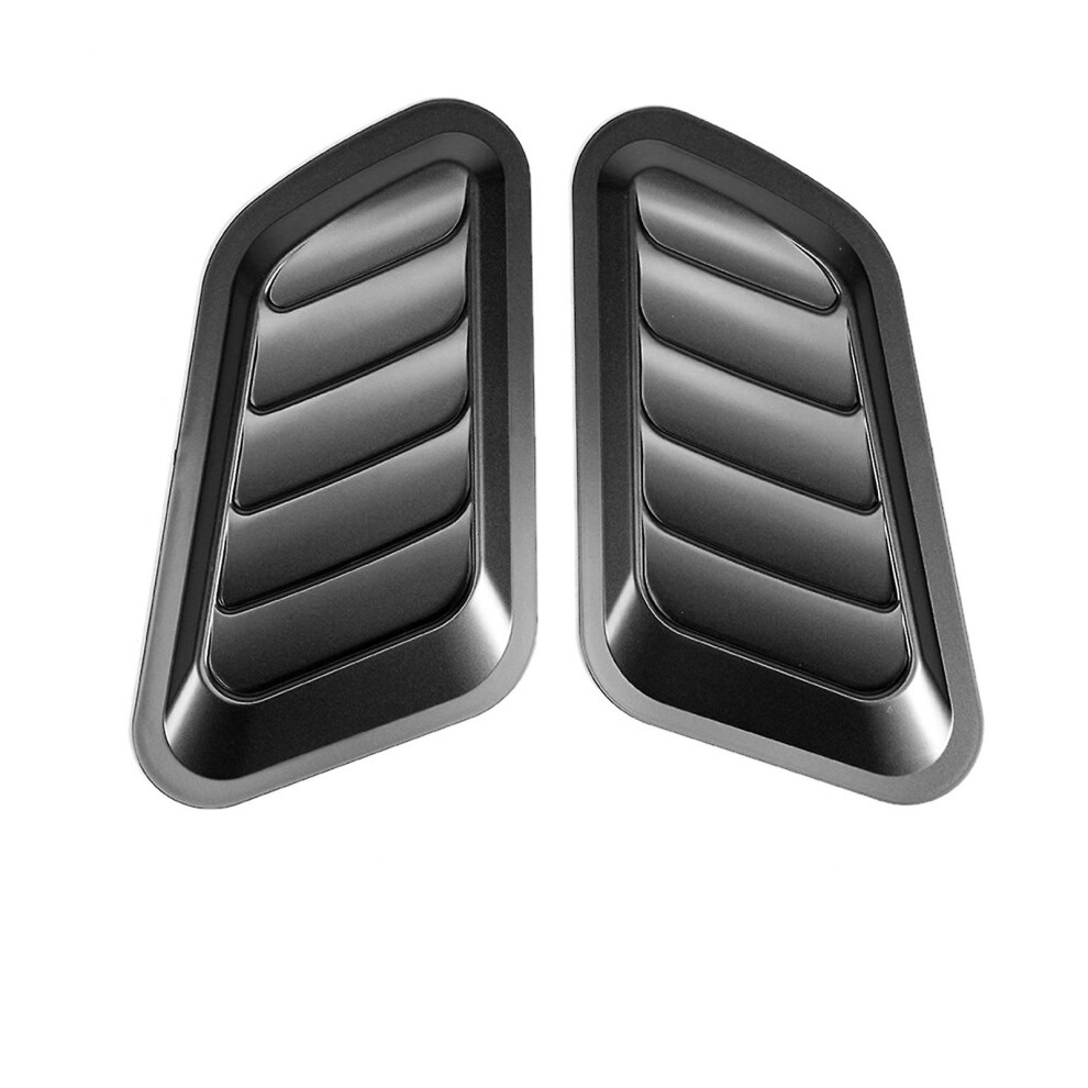 (As Show, One Size) Car Sticker Abs Decorative Air Flow Intake Bonnet Vent Hood Coverblack 4909775718751