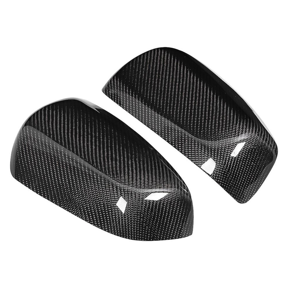 (As Show, One Size) 2Pcs Rearview Mirror Cover Trim Fit Compatible Mitsubishi Lancer Ex Evo X 10 2009-2016 4909775710366