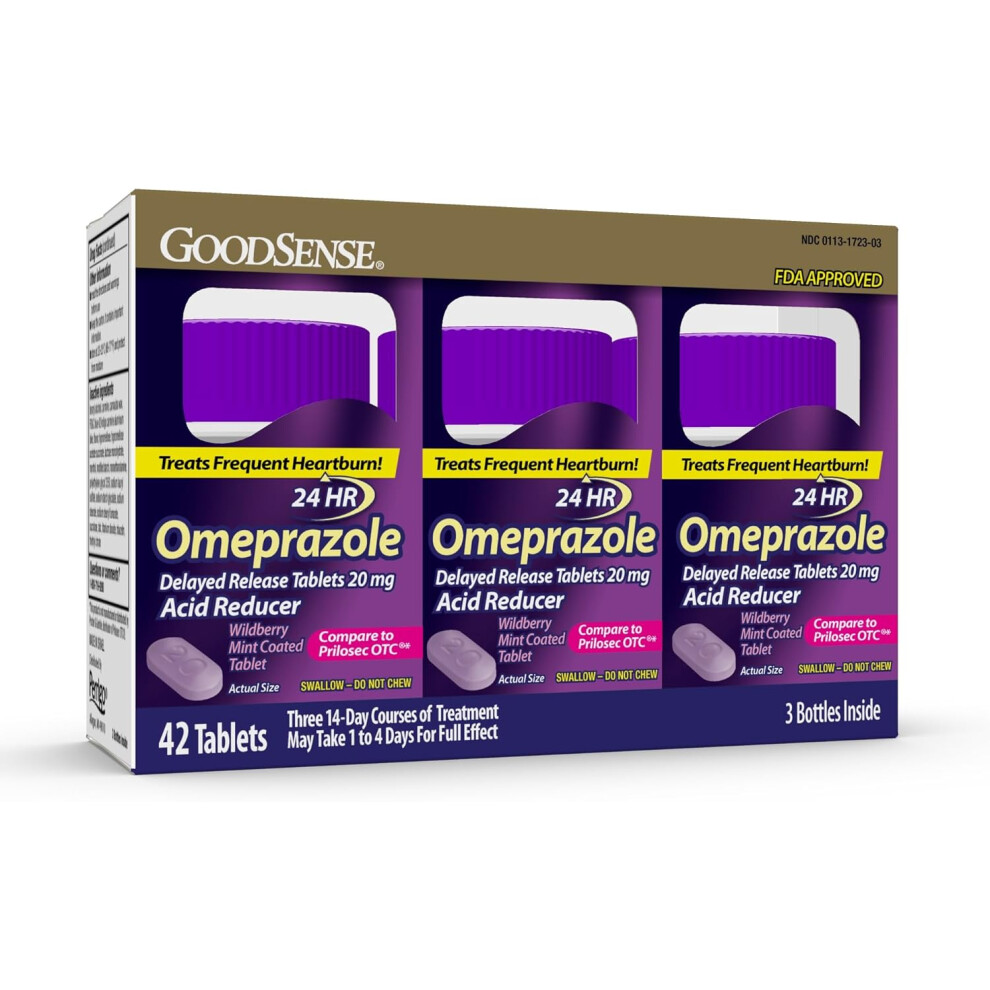 Goodsense Omeprazole, Compare To Prilosec, Delayed Release