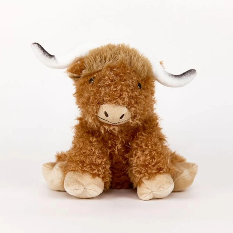 Warmies Cozy Plush Horned Highland Cow Microwavable Toy