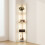Homcom HOMCOM Corner Floor Lamp with Dimmable Warm White LED Light, Oak 8