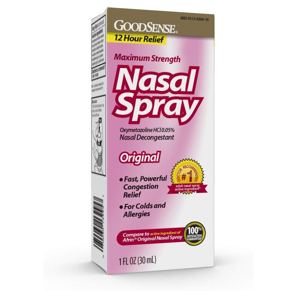 GoodSense Maximum Strength Nasal Spray, Fast Powerful