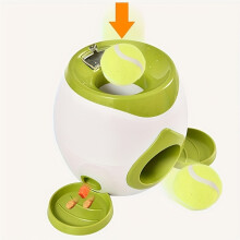 Alimentador De Pelota De Tenis Para Perros Interactivo, Plástico Duradero, Ideal Para Entrenamiento Y Juego, Solución De Alimentación De