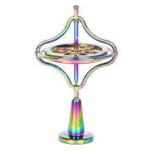 Segunda Generación Colorida Fingertip Spinner Aleación De Zinc Estrés Alivio Juguete Creative Metal Giroscopio