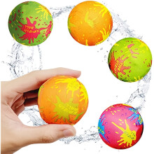 Bolas De Salpicaduras De Agua Para Piscinas, Juegos De Empapado En La Playa De Verano, Bolas De Agua De Masticación Para Perros