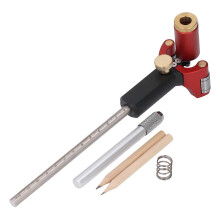 (As show, One size) Multi Function Scribing Tool 0 to 120mm Linear Arc Dual Purpose Scriber for Ceramics Iron Acrylic Wood