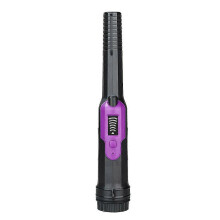 (black-purple, One size) Portable Metal Finder IP68 Waterproof Metal Detector Outdoor Metal Treasure Finding Tool 360 Side Scan Triple Alarm Modes Multipurpose Metal Detector