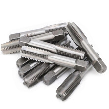 (As show, One size) 10pcs M16 Hand Screw Tap Alloy Tool Steel High Hardness Straight Flute Tapping Drilling Tools