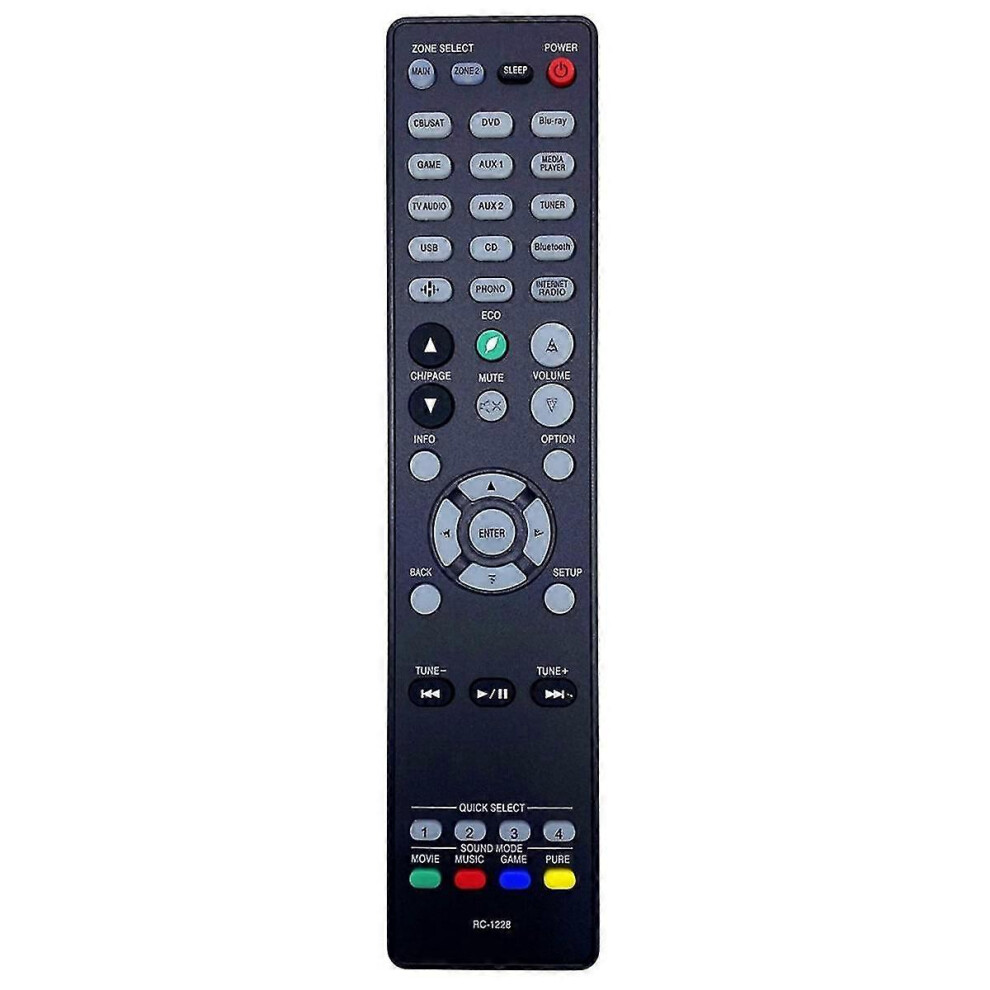 Kikidex (As Show, One Size) Rc-1239 Remote Control Compatible With Av Receiver Avr-X3700h Avr-X2700h Avr-S960h Avrx3700h Avrx2700h Avrs960h