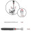 (As show, One size) 3 Pack Pick-Up Tool Set Magnetic Pick Up Tools Retrieving Telescoping Magnet Pickup Tools Bendable Curve 4