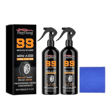 (2pcs)Bronze Bomber Non-Acid Wheel Cleaner Non-Acid Truck & Car Tough Wheel Cleaning