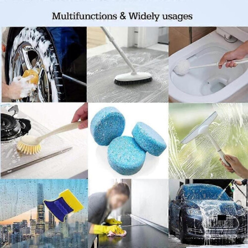 (20bags) Solid Cleaner Car Windscreen Cleaner Effervescent Tablet Auto Wiper Glass Solid Cleaning Concentrated Tablets Detergent 1