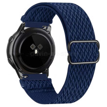 (Midnight Blue 1#, For Galaxy Watch 7 44mm) Nylon Strap Fabric Band For Samsung Galaxy Watch 4 5 6 7 40/44mm Classic Pro