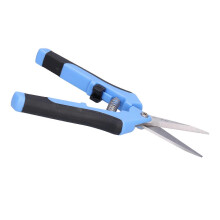 (As show, One size) Scissors Pointed Tip Stainless Steel Garden Pruning Shears Industrial Wire Cutter with Spring