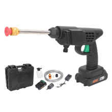 (As show, One size) Cordless Pressure Washer 2MP Large Flow Long Range Portable Power Cleaner for Car Window Roof Floor 100240V US Plug