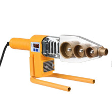 (As show, One size) Plastic Pipe Welding Machine 0-320 Adjustable Digital Socket Fusion Welder with Double Heat Dissipation 6 Die Heads 20/ 25/ 32/ 40/ 50/ 63mm Iron Case