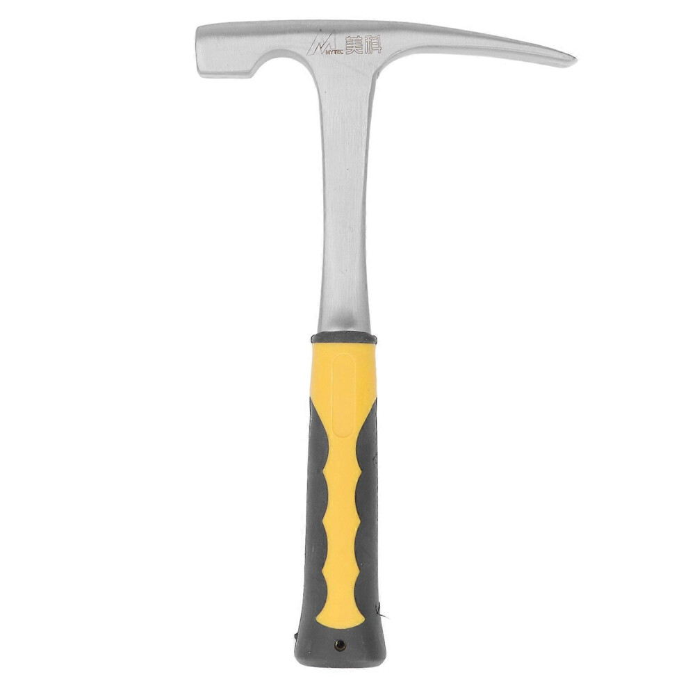 (As show, One size) Geological Hammer High Carbon Steel Rock Pick Hammer with Arc for Survey Mine Exploration Geological Prospecting Flat Head-image-OPC-PHH77VK-NEW