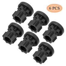 (As show, One size) 6Pcs Ram Mount Track Mounting Base Track Gear Adapter Kayak Track Mount for Kayak Boat Angler Fishing Rod