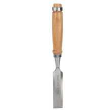 (As show, One size) 22mm 0.87in Cr V Wood Handle Chisel Sharp Edge Woodworking Tool for Carpentry