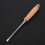 (As show, One size) 2PCs Flat Chisel Carpentry Tools Wooden Handle Durable Woodworking Accessory Cr V 6mm 3