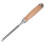 (As show, One size) 2PCs Flat Chisel Carpentry Tools Wooden Handle Durable Woodworking Accessory Cr V 6mm 2
