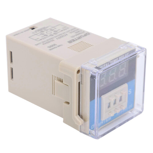 (As show, One size) ATS48A-20-3D LED Digital Display Time Relay Adjustable Time Delay Relay Control ComponentsAC220V