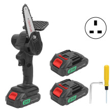 (As show, One size) Cordless Electric Chain Saw OneHanded Mini Garden Orchard Household Pruning 100240VAC