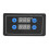 (As show, One size) YF4 Adjustable Cycle Delay Timer Relay Module Digital Display Timing Delay Board DC 12V 1