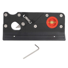 (As show, One size) Wood Chamfer Plane Professional Woodworking Hand Planer for Quick Edge Planing Radian Corner Trimming Black
