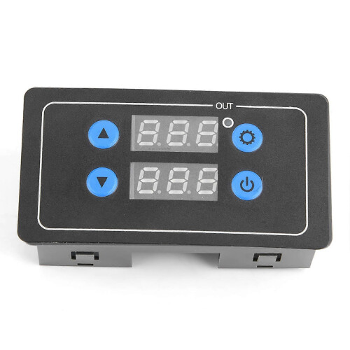 (As show, One size) YF4 Adjustable Cycle Delay Timer Relay Module Digital Display Timing Delay Board DC 12V 2