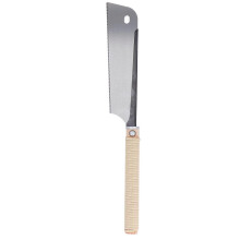 (As show, One size) Hand Saw SK5 Steel Blade Solid Wood Handle Woodworking Pull Saw 17 TPI Flush Cutting Trim Tool