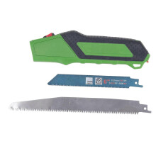 (As show, One size) Saw Blade Handle Set TPR and High Speed Steel Multi Blades Hand Saw for Sheet Rock