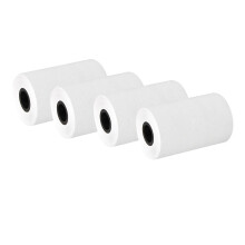 (As show, One size) 4 Rolls Thermal Receipt Paper 57x40mm/2.24x1.57in White Thermal Paper Roll Bill Ticket Clear Printing for Cash Register 58mm POS Thermal Receipt Print
