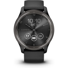 Garmin vívomove Trend, 40mm Stylish Hybrid Smartwatch, Black