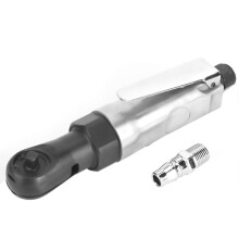 (As show, One size) Pneumatic Ratchet Wrench Straight Shank Mini Air Ratchets 1/4in Threaded Connector1/4in Square Head
