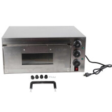 (As show, One size) Commercial Pizza Oven 1 Deck 0350 090 Minutes Timing 1300W Pizza Maker for Home Restaurant