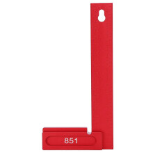 (As show, One size) 200mm 90 Degrees Woodworking Right Angle Ruler Gauge Aluminum Alloy Line Scriber Drawing Tool