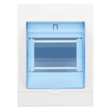 (As show, One size) 1pc Plastic Distribution Protection Box For 3-4 Ways Circuit Breaker Indoor On The Wall