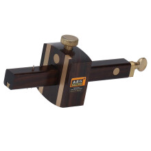 (As show, One size) Marking Gauge British Ebony 8inch Screw Cutting Linear Scriber Woodworking Tools
