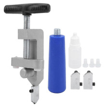 (As show, One size) One‑Piece Roller Glass Cutter Multi‑Function Ergonomic Tile Opener Portable Cutting Tool