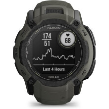 Garmin Instinct 2X Solar, Rugged GPS Smartwatch Moss (010-02805-05)