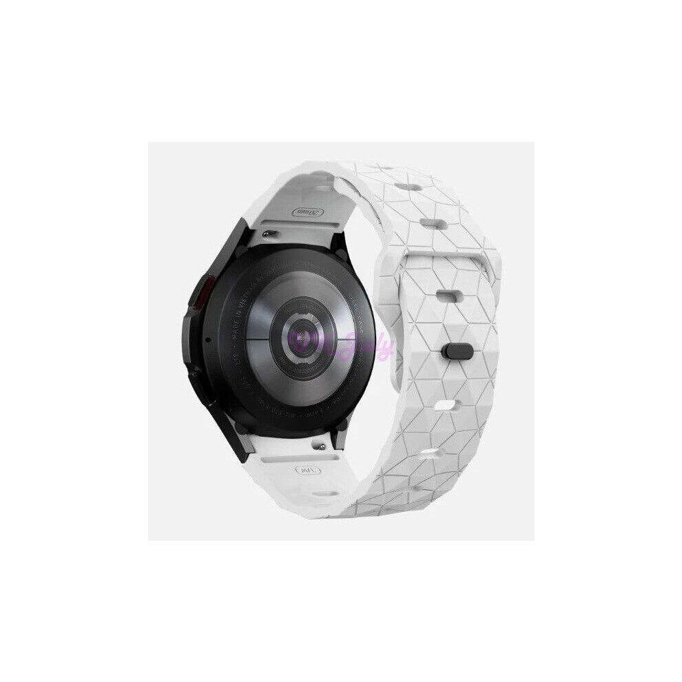 (White, For Watch 6 Classic 47mm) Soft Silicone Band Strap For Galaxy Watch 7 6 4 40 42 44 47 5 Pro 6 Classic-image-OPC-PHH7G6X-NEW