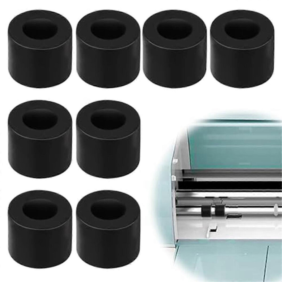 Kikidex (As Show, One Size) 8Pcs Rubber Roller Replacement Compatible Mat Guide Rubber Roller Compatible With Cricutrepair Accessories,Long