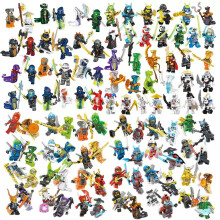 (104PCS Ninjago Fits Lego Set) Ninjago CUSTOM Fits Lego Mini Figures Blocks Set