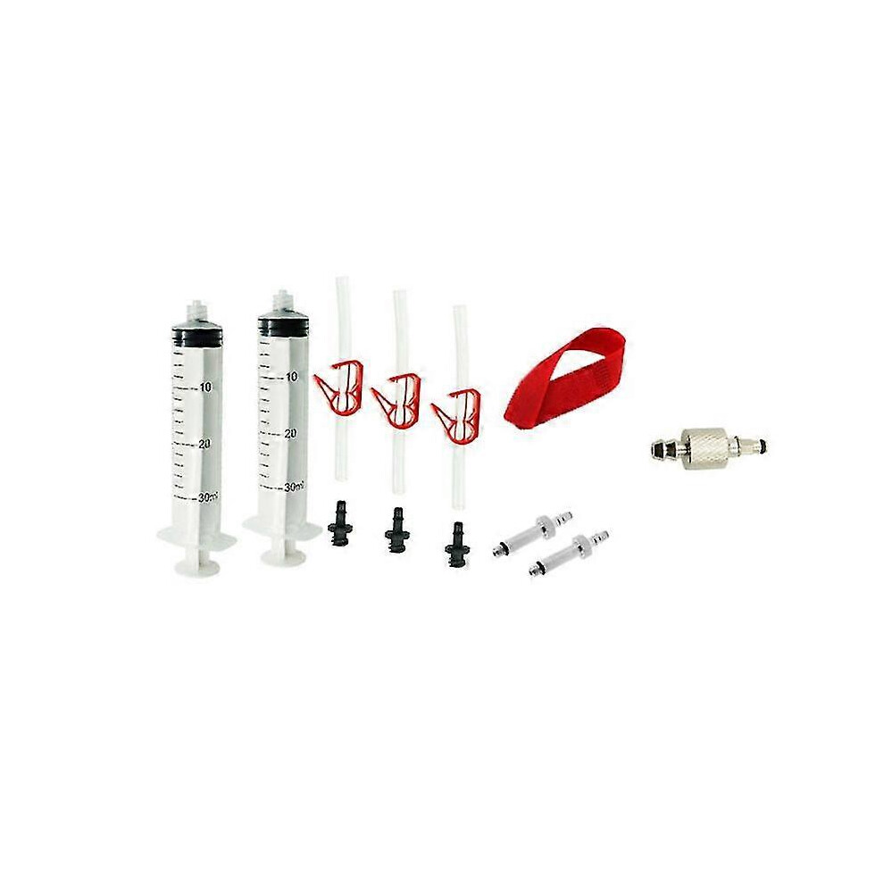 (As Show, One Size) Bicycle Hydraulic Brake Bleed Kit Oil Bleed Kit Compatible With Avid And Sram S4 Edge Code Guide R Level Ult Red Kikidex