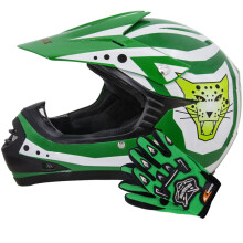 (Grün, S) Zorax ZOR-X17 Kinder Motocross Helm ECE2206 Dirt Bike Off Road Motorradhelm